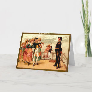 Cartão H.M.S. Pinafore