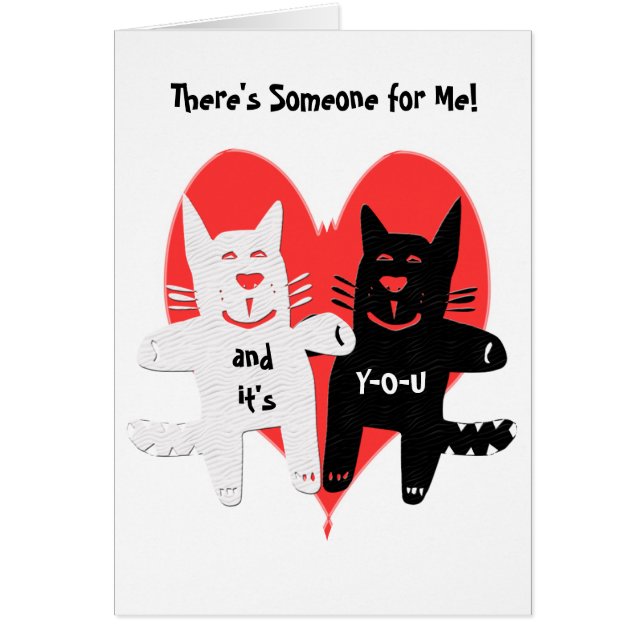 Cartão Há alguém para mim! (Frente)