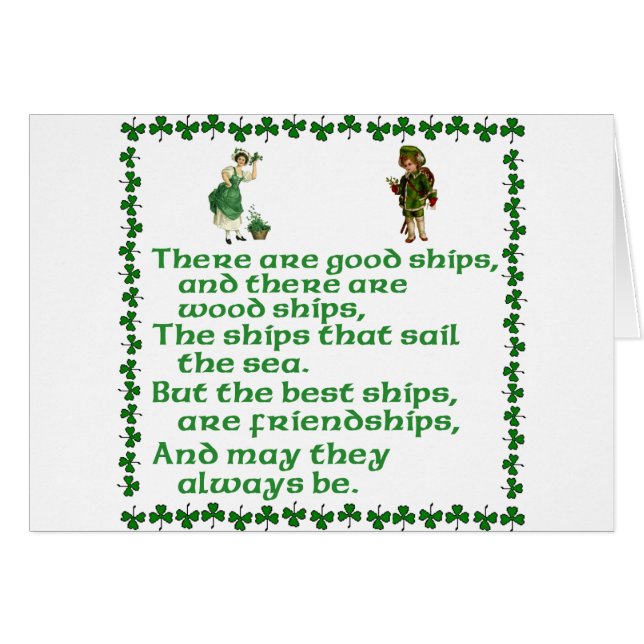 Cartão Há bons navios (Frente Horizontal)