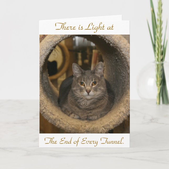 Cartão Há claro em, o fim de cada T… (Frente)