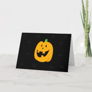 Cartão Ha Ha Pumpkin Halloween Humor Card