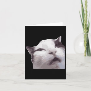 Cartão Hã! Meme de Gato 