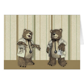 Cartão Há um doutor na casa