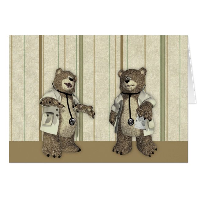 Cartão Há um doutor na casa (Frente Horizontal)