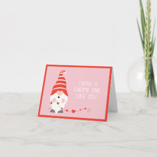 Cartão Há Um Gnomo Como Você Rosa Vermelha