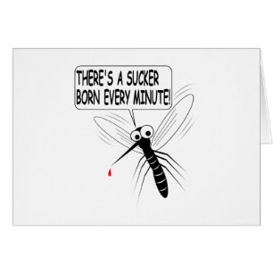 Cartão Há um Nascer Sucker a cada minuto