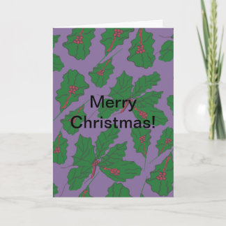 Cartão Haapy Holly Days