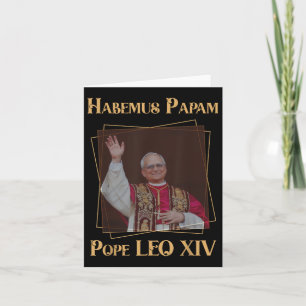 Cartão Habemus Papam, Papa Leo Xiv