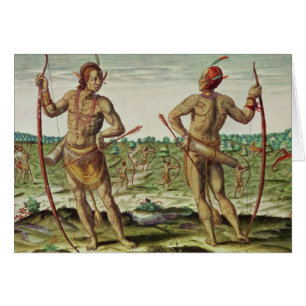 Cartão Habitantes de Virgínia
