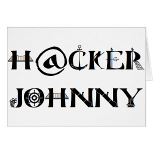 Cartão hacker johnny
