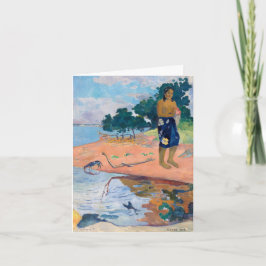 Cartão Haere Pape (1892) apresentada por Paul Gauguin, Ar