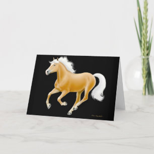Cartão Haflinger Palomino Horse Card