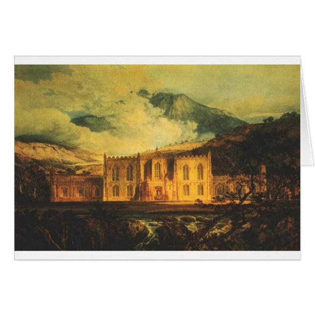 Cartão Hafod por William Turner (Frente Horizontal)