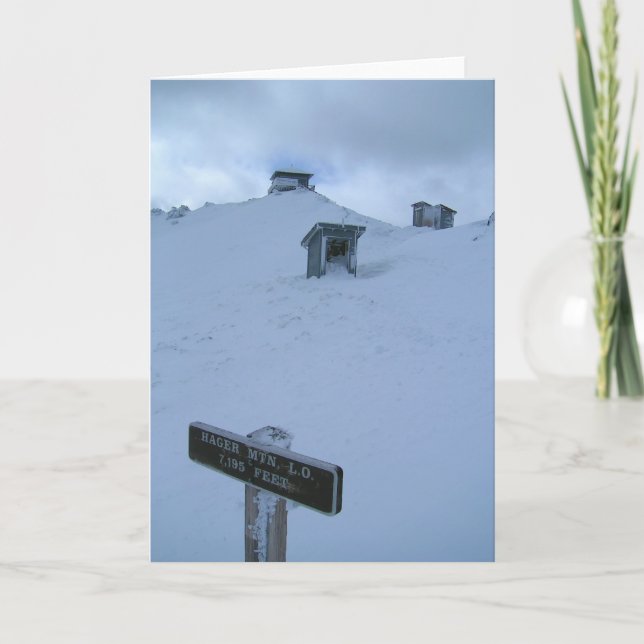 Cartão Hager Mtn. Pesquisa de Fogo (Frente)