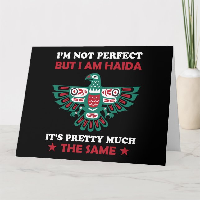 Cartão Haida Eagle Haida Nation Native American Gift Idea (Frente)