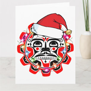 Cartão Haida - Símbolos Haida - Canadense Nativo American