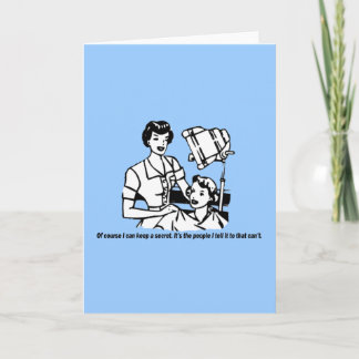 Cartão Hairdresser Humor - Claro que posso guardar um seg