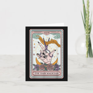 Cartão Hairstylist Tarot Card Gothic Hairdresser Salon Ha