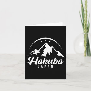 Cartão Hakuba Japão Ski Resort Skiting Snowboard