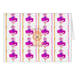 Cartão Hakuna Matata: Belo Leão Design Motif