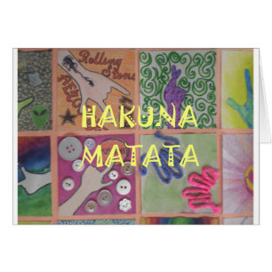Cartão Hakuna Matata uma bela obra de arte.png