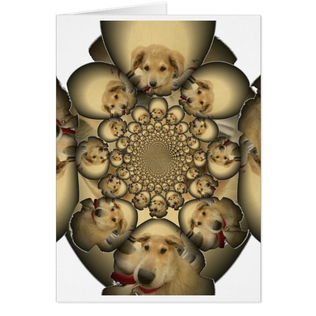 Cartão Hakuna Matta Puppies e Cachorros infinitamente che (Frente)