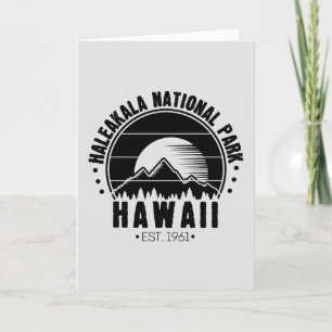 Cartão Haleakala National Park Hawaii EUA