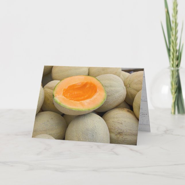 Cartão Half Birthday musk melons (Frente)