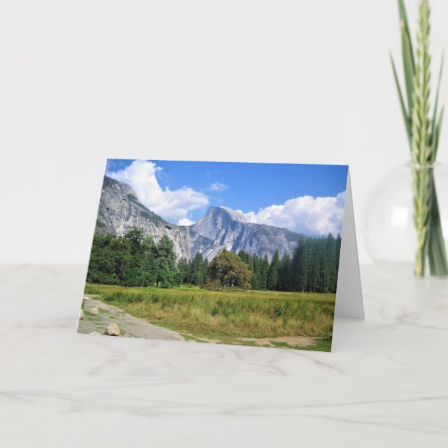 Cartão Half Dome, Parque Nacional de Yosemite, CA (Frente)