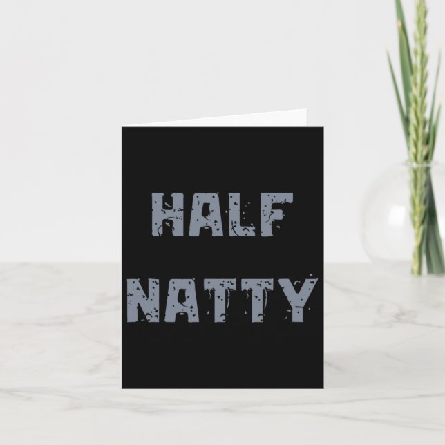 Cartão Half Natty Bodybuilding Steroid (Frente)