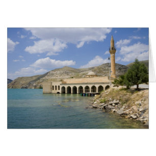 Cartão Halfeti Merkez Camii Mesquita Central) parcialment