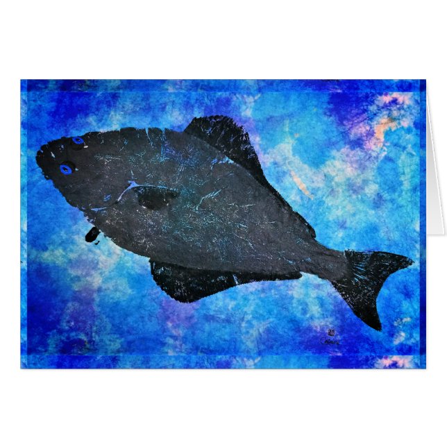 Cartão Halibut - 7" x 5" Art Card (Frente Horizontal)