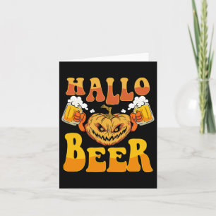 Cartão Hallobeer – Jogo de Doce ou Travessura Cerveja Beb