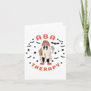 Cartão Halloween Aby Therapist Behavior Autism Gh