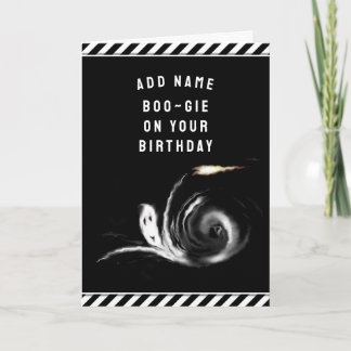 Cartão Halloween Aniversário