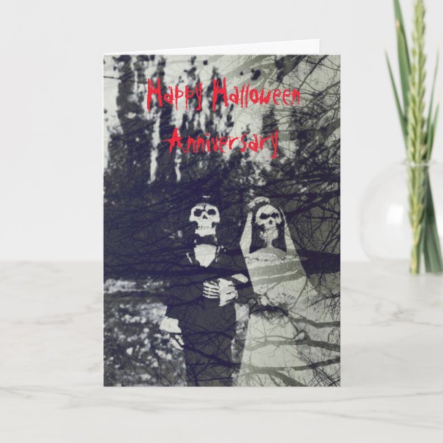 Cartão Halloween Anniversary (Frente)