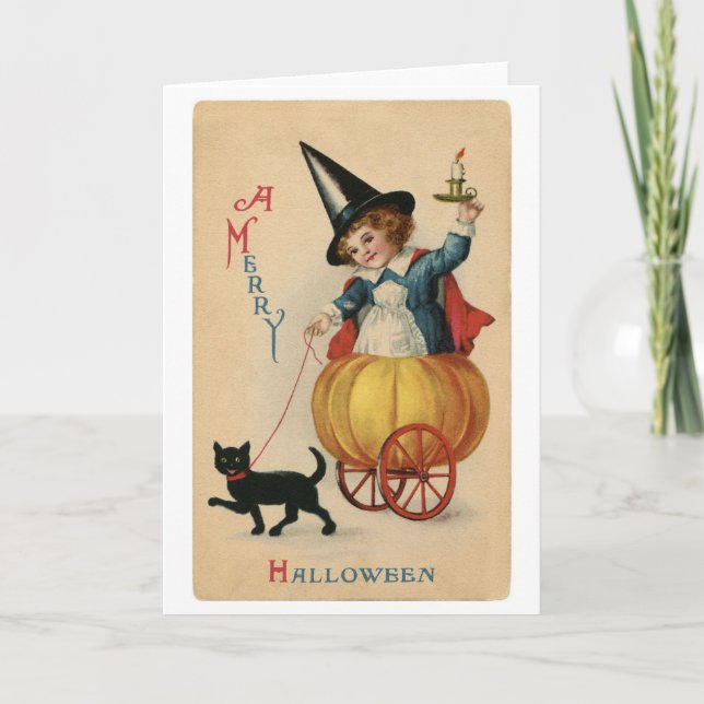 Cartão Halloween Antigo (Frente)