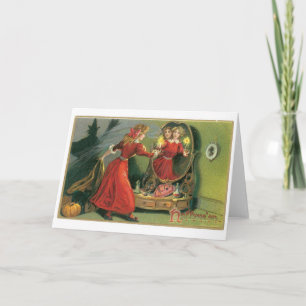 Cartão Halloween antigo