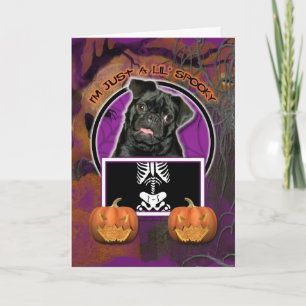 Cartão Halloween - Apenas um Maluco - Pug - Ruffy