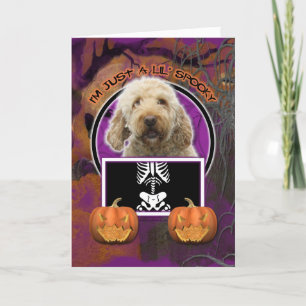 Cartão Halloween - Apenas um mauzinho - GoldenDoodle