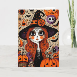 Cartão Halloween Assustador
