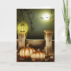 Cartão Halloween Assustador
