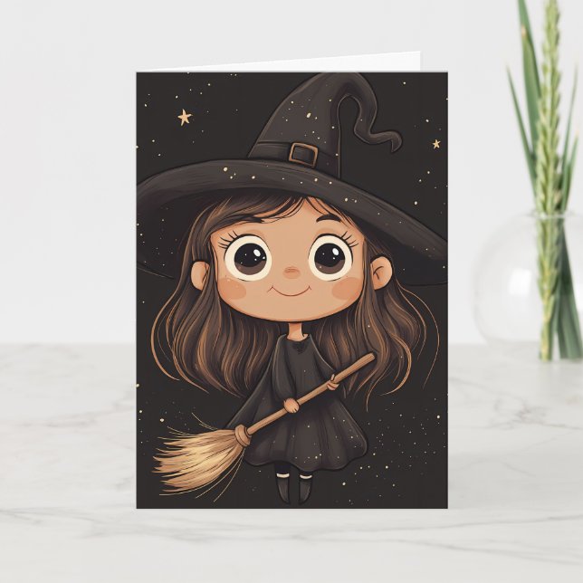 Cartão Halloween Assustador (Frente)