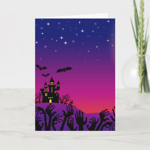 Cartão Halloween Assustador