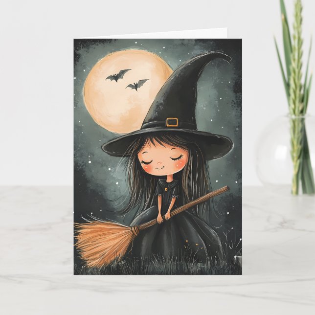 Cartão Halloween Assustador (Frente)