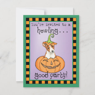 Cartão Halloween Basenji