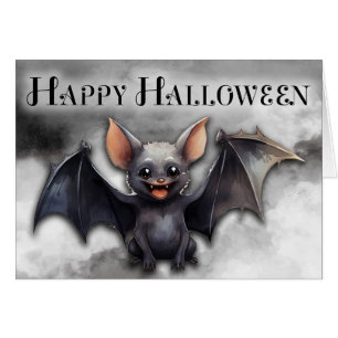 Cartão Halloween Bat