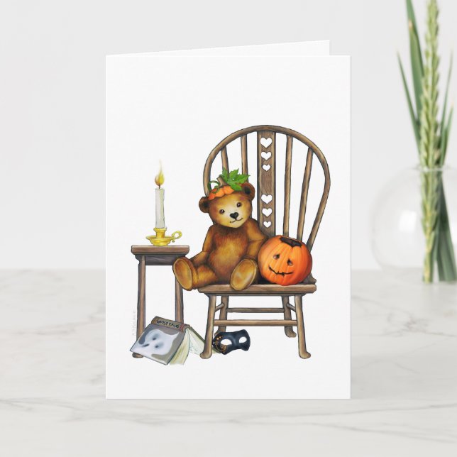 Cartão Halloween Bear Card (Frente)