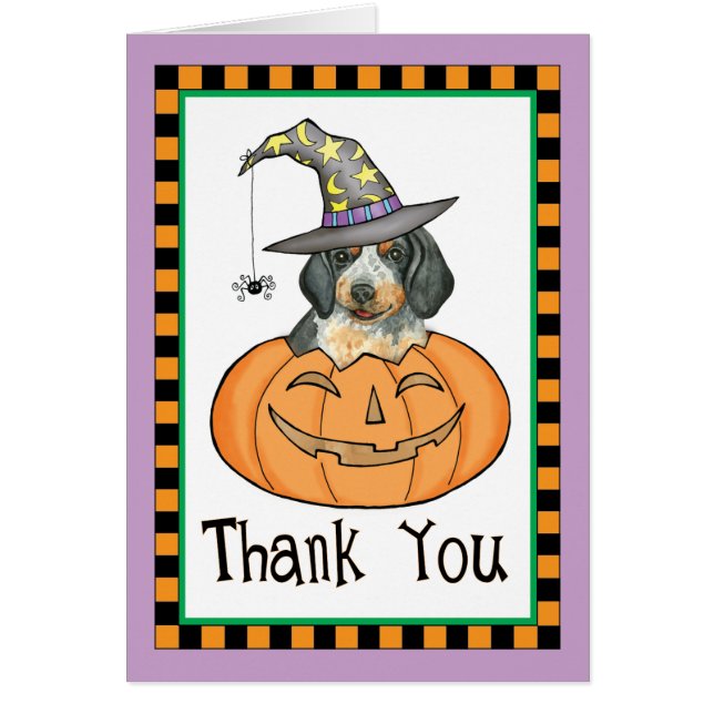 Cartão Halloween Bluetick (Frente)