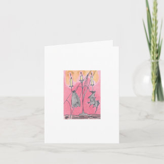 Cartão Halloween Candlebats